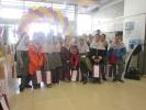 بازدید دانش آموزان دبستان دخترانه طاهره از بانک اقتصاد نوین به مناسبت هفته جهانی پول